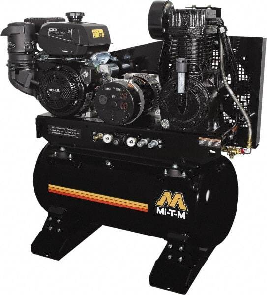 MI-T-M - Stationary Gas Air Compressors Horsepower: 14 Cubic Feet per Minute: 15.70 - Best Tool & Supply