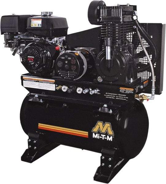 MI-T-M - Stationary Gas Air Compressors Horsepower: 13 Cubic Feet per Minute: 15.70 - Best Tool & Supply