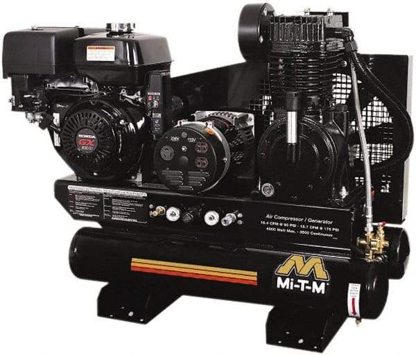 MI-T-M - Stationary Gas Air Compressors Horsepower: 13 Cubic Feet per Minute: 15.70 - Best Tool & Supply