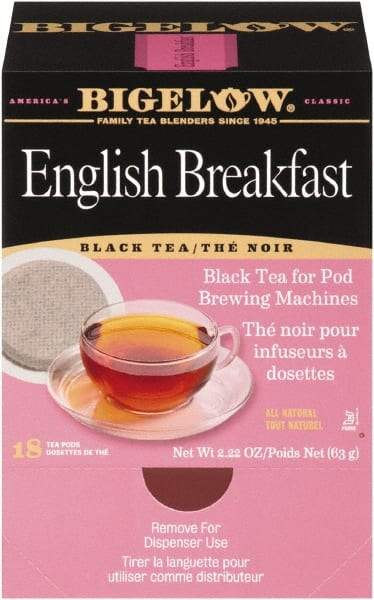 Bigelow - English Breakfast Tea Pods, 1.90 oz, 18/Box - Best Tool & Supply