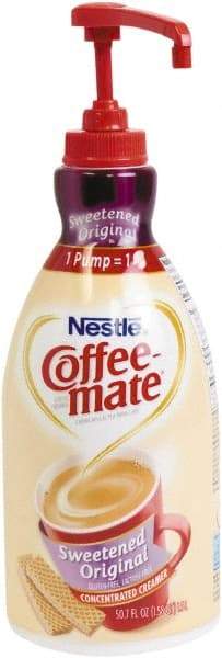 Coffee-Mate - Liquid Coffee Creamer, Sweetened Original, 1500mL Pump Dispenser - Best Tool & Supply