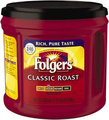 Folgers - Coffee, Classic Roast, Ground, 30.5 oz Canister - Best Tool & Supply