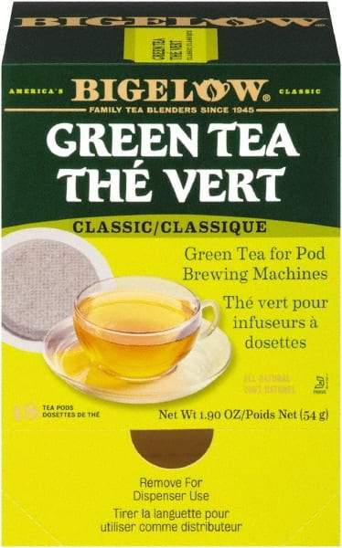 Bigelow - Green Tea Pods, 1.90 oz, 18/Box - Best Tool & Supply