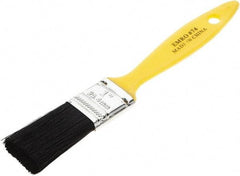 Osborn - 1" Flat Polyester General Purpose Paint Brush - 1-3/4" Bristle Length, Plastic Beavertail Handle - Best Tool & Supply