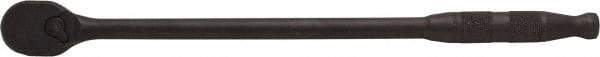 Proto - 3/8" Drive Pear Head Ratchet - Black Oxide Finish, 13" OAL, 90 Gear Teeth, Long Arm Handle, Reversible Head - Best Tool & Supply