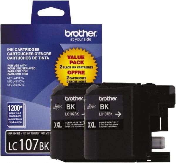 Brother - Black Ink Cartridge - Use with Brother MFC-J4310DW, J4410DW, J4510DW, J4610DW, J4710DW, J6520DW, J6720DW, J6920DW - Best Tool & Supply