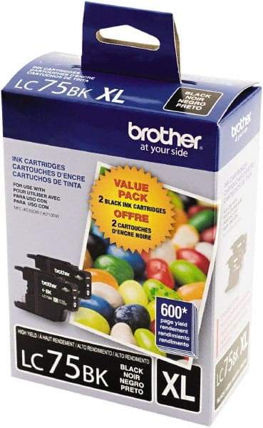 Brother - Black Ink Cartridge - Use with Brother MFC-J280W, J425W, J430W, J435W, J5910DW, J625DW, J6510DW, J6710DW, J6910DW, J825DW, J835DW - Best Tool & Supply