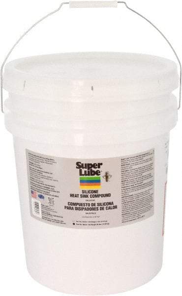 Synco Chemical - 30 Lb Pail Silicone Heat-Transfer Grease - White, High Dielectric Strength, 500°F Max Temp, - Best Tool & Supply