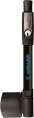 D&D Technologies - 3-3/4" Bar Latch Length, 2.87" High, Polymer Adjustable Gate Latch - Black Finish, 1.34" Bar Latch Projection, 7/8" Hole Diam - Best Tool & Supply