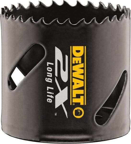 DeWALT - 11/16" Diam, 1-7/8" Cutting Depth, Hole Saw - Bi-Metal Saw, Toothed Edge - Best Tool & Supply