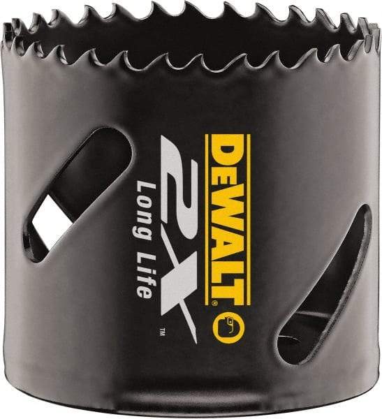 DeWALT - 1" Diam, 1-7/8" Cutting Depth, Hole Saw - Bi-Metal Saw, Toothed Edge - Best Tool & Supply