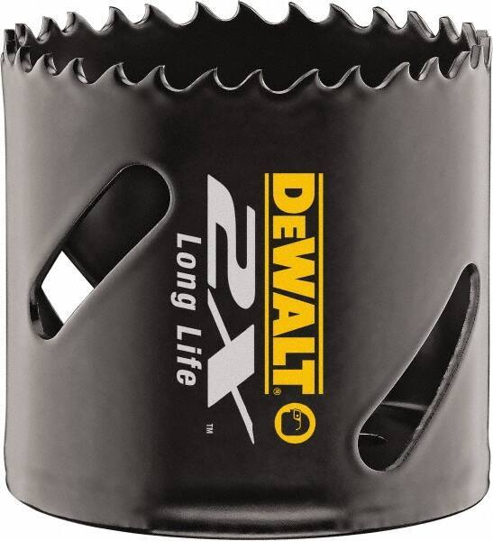 DeWALT - 2-1/2" Diam, 1-7/8" Cutting Depth, Hole Saw - Bi-Metal Saw, Toothed Edge - Best Tool & Supply