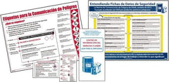 NMC - Not Applicable Hazmat, Spill Control & Right to Know Training Kit - English, Spanish, Includes Posters, Wallet Cards, Booklets - Best Tool & Supply