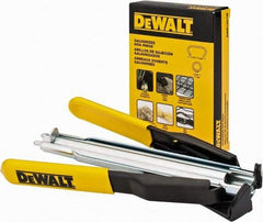 DeWALT - 7-1/2" OAL, Hog Ring Pliers - Curved Jaw, ABS/Rubber Handles - Best Tool & Supply