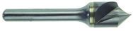 3/8" Size-1/4 Shank-100°-Carbide Single Flute Countersink - Best Tool & Supply