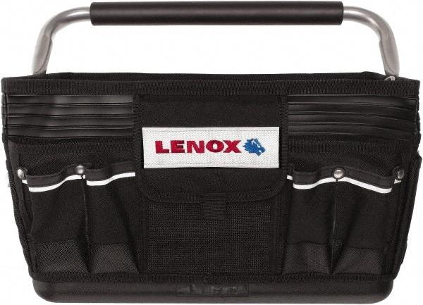 Lenox - 23 Pocket Black Ballistic Nylon Tool Bag - 19" Wide x 10" Deep x 12" High - Best Tool & Supply