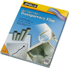 Apollo - Transparency Films & Sleeves Audio Visual Conference Accessory Type: Transparency Sleeves For Use With: Plain Paper Copiers - Best Tool & Supply