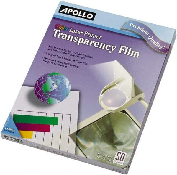 Apollo - Transparency Films & Sleeves Audio Visual Conference Accessory Type: Transparency Sleeves For Use With: Color Laser Printers/Copiers - Best Tool & Supply