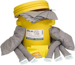 Oil-Dri - 20 Gal Capacity Universal Spill Kit - 20 Gal Plastic Overpack Container - Best Tool & Supply