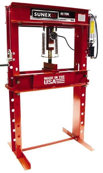 Sunex Tools - 40 Ton Air and Hydraulic Shop Press - 8-1/4 Inch Stroke, 1/3 HP - Best Tool & Supply