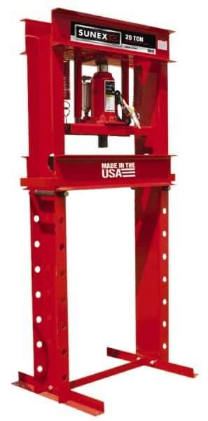 Sunex Tools - 20 Ton Air and Hydraulic Shop Press - 6 Inch Stroke, 1/3 HP - Best Tool & Supply