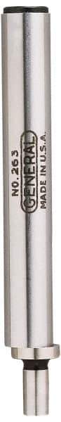 General - 0.2" Head Diam, 3/8" Shank, Single End, Mechanical Edge Finder - Accurate to 0.0005", Cylindrical Contact - Best Tool & Supply