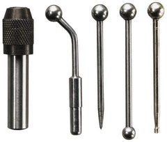 General - Single End, Center Finder Set Mechanical - Includes 4 Attachments, Case, Holder, 4 Pieces - Best Tool & Supply