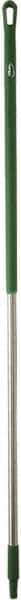 Vikan - 59 x 1-1/4" Aluminum Squeegee Handle - European Threaded Connection, Green - Best Tool & Supply