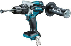 Makita - 18 Volt 1/2" Keyless Chuck Cordless Hammer Drill - 0 to 34,000 BPM, 0 to 400 & 0 to 1,500 RPM, Reversible, Ergonomic Handle - Best Tool & Supply