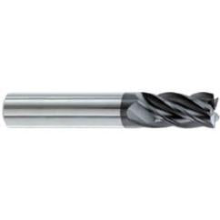 3/4" Dia. - 1-1/2" LOC - 4" OAL - .030-.035 Radius 5 FL Carbide S/E HP End Mill-AlTiN - Best Tool & Supply