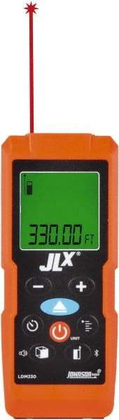 Johnson Level & Tool - 0.05 m to 100.58 m, Laser Distance Finder - 2 AAA Alkaline Batteries, Accurate to 1/16 Inch - Best Tool & Supply