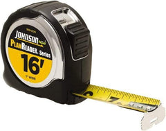 Johnson Level & Tool - 16' x 1" Tape Measure - 1/16" Graduation, Inch Graduation Style - Best Tool & Supply