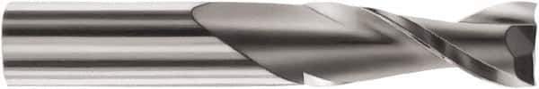 SGS - 5/32" Cutting Diam x 5/8" Length of Cut, 2 Flute, Upcut Spiral Router Bit - Uncoated, Right Hand Cut, Solid Carbide, 2-1/2" OAL x 1/4" Shank Diam, Square End - Best Tool & Supply