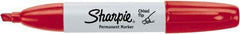 Sharpie - Red Permanent Marker - Chisel Tip, AP Nontoxic Ink - Best Tool & Supply