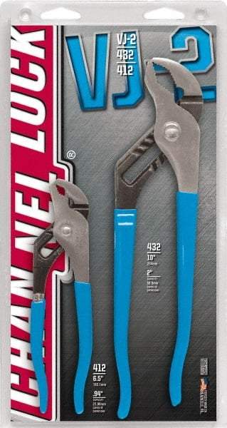 Channellock - 2 Piece Tongue & Groove Plier Set - Comes in Display Card - Best Tool & Supply