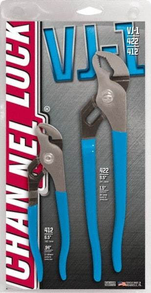 Channellock - 2 Piece Tongue & Groove Plier Set - Comes in Display Card - Best Tool & Supply