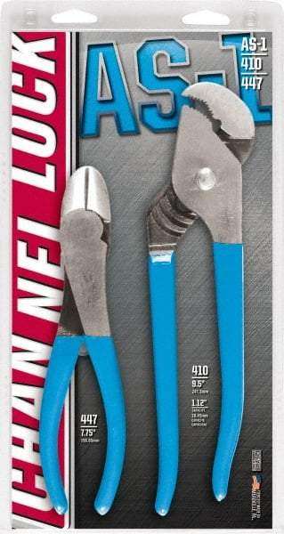 Channellock - 2 Piece Plier Set - Comes in Display Card - Best Tool & Supply