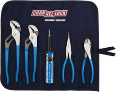 Channellock - 5 Piece Plier Set - Comes in Tool Roll - Best Tool & Supply