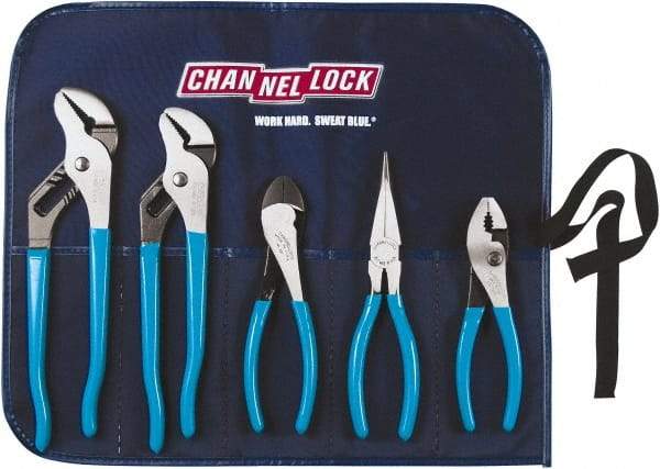 Channellock - 5 Piece Plier Set - Comes in Tool Roll - Best Tool & Supply