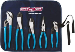 Channellock - 5 Piece Plier Set - Comes in Tool Roll - Best Tool & Supply