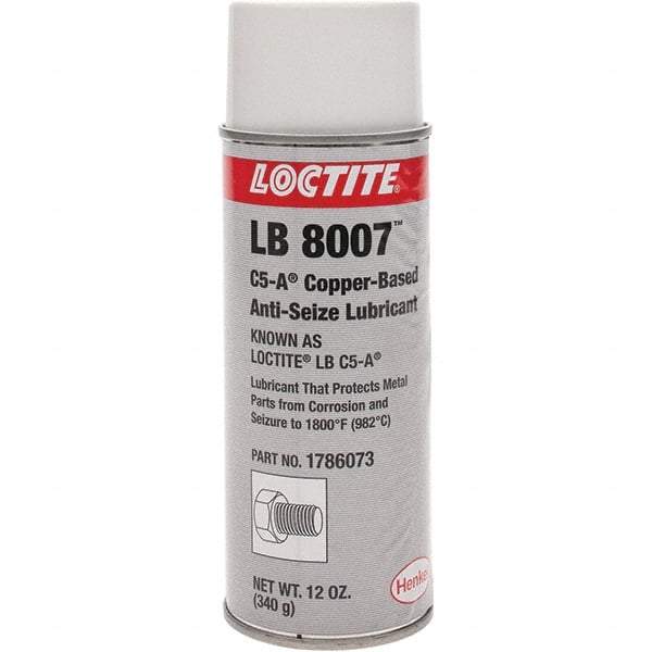 Loctite - 16 oz Aerosol High Temperature Anti-Seize Lubricant - Copper, 1,800°F - Best Tool & Supply