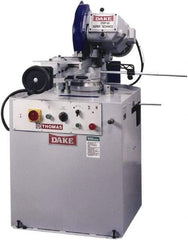 Dake - Variable Cutting Speed, 350mm Blade Diam, Cold Saw - 20 to 105 RPM Blade Speed, Floor Machine, 3 Phase, Compatible with Ferrous/Non-Ferrous Material - Best Tool & Supply