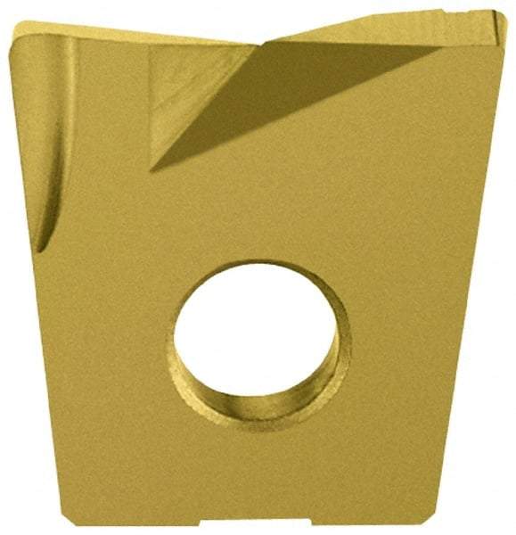 LMT - WPB1000 CF Grade LC610T Carbide Milling Insert - TiAlN/TiN Finish, 0.16" Thick, 1" Inscribed Circle, 1/8" Corner Radius - Best Tool & Supply