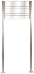 Folding Guard - 12 Ft. Tall Transome Kit - For Galvanized Welded Wire Partitions, for Temporary Structures - Best Tool & Supply