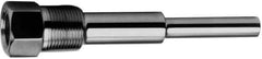 Alloy Engineering - 15 Inch Overall Length, 1 Inch Thread, 304 Stainless Steel Standard Thermowell - 13-1/2 Inch Insertion Length - Best Tool & Supply