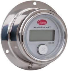 Cooper - -40 to 120°F Back Flange Panel Meter - 4-Digit LCD Display - Best Tool & Supply