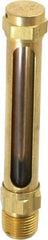 LDI Industries - 2-3/4 Inch Long Sight, 3/8 Inch Thread Size, Buna-N Seal Straight to Male Thread, Vented Oil-Level Indicators and Gauge - 4-1/2 Inch Length - Best Tool & Supply