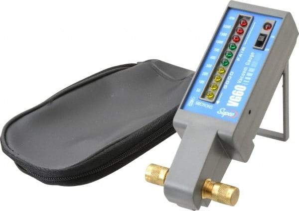 Supco - Vacuum Gauges Type: Electronic Vacuum Gauge Vacuum Range: 50 Microns - Best Tool & Supply