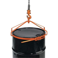 Wesco Industrial Products - 700 Lb Load Capacity, 55 Gal Drum Lifter - 23-1/2" Wide x 12-1/2" High, Steel Wheels - Best Tool & Supply