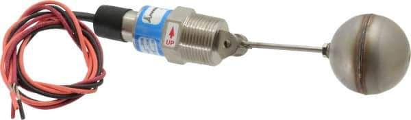 Thomas Products Ltd. - 1" Thread, 900 Max psi, 300°F Max, Liquid Level Side Mounted Float Switches - SST Stem - Best Tool & Supply